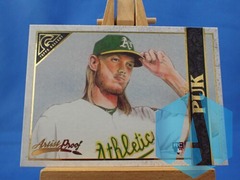 AJ Puk Topps Gallery 2020 RC Rookie #61 Artist Proof